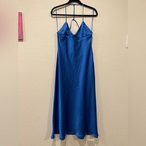 ZARA Cage back midi dress